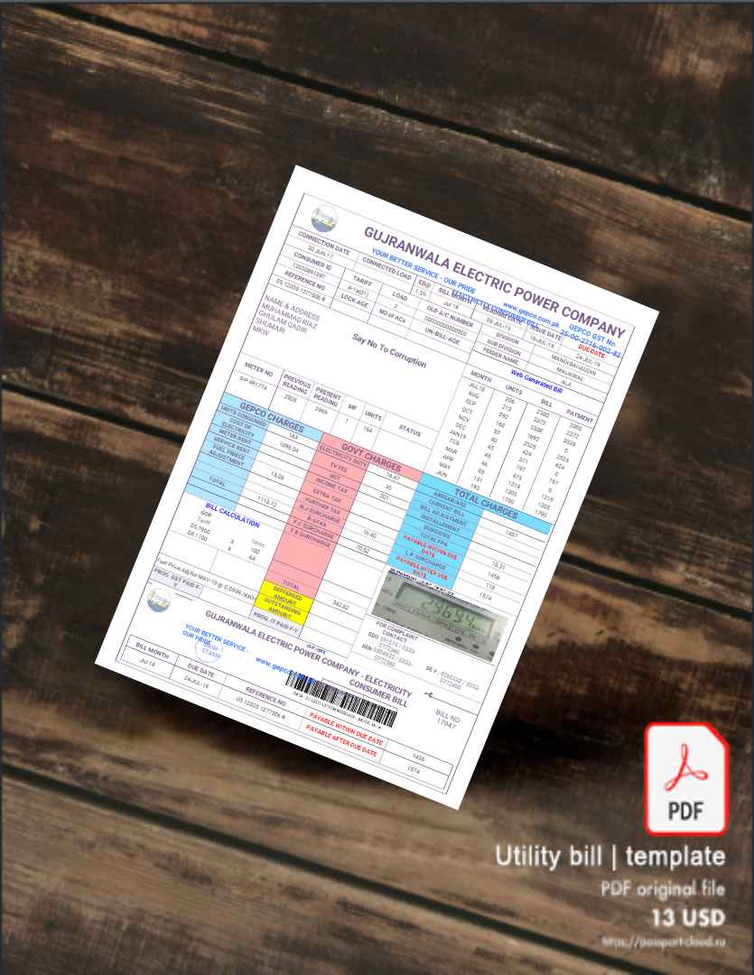 Utility bill | Albanian Power | Albania